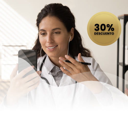 30% de descuento en consulta telefónica